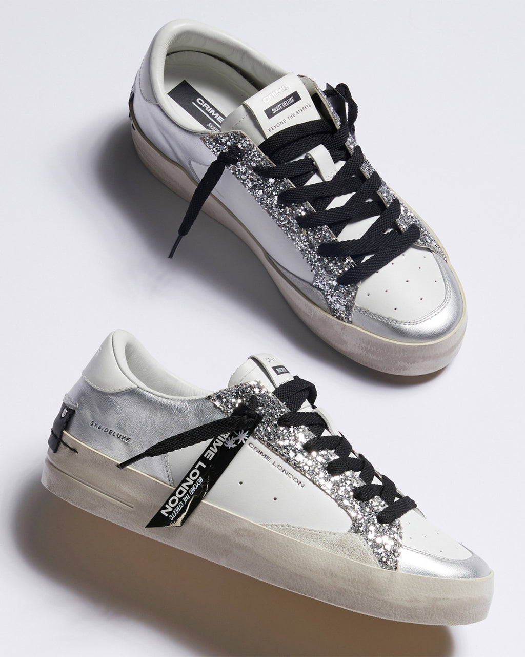 SK8 DELUXE PRATEADO GLAMOROSO